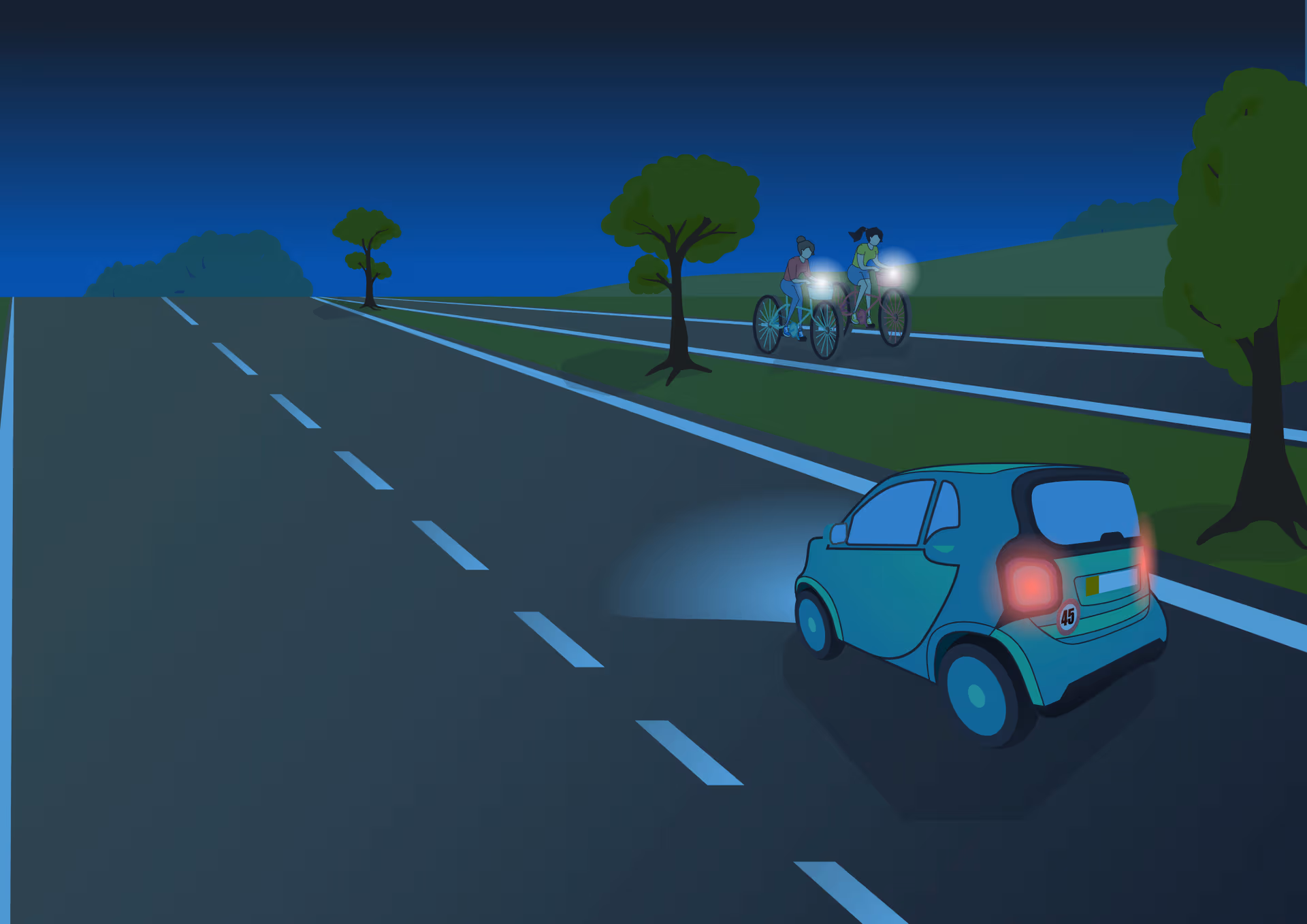 🌙 Rijden in de nacht, wat moet je weten? 