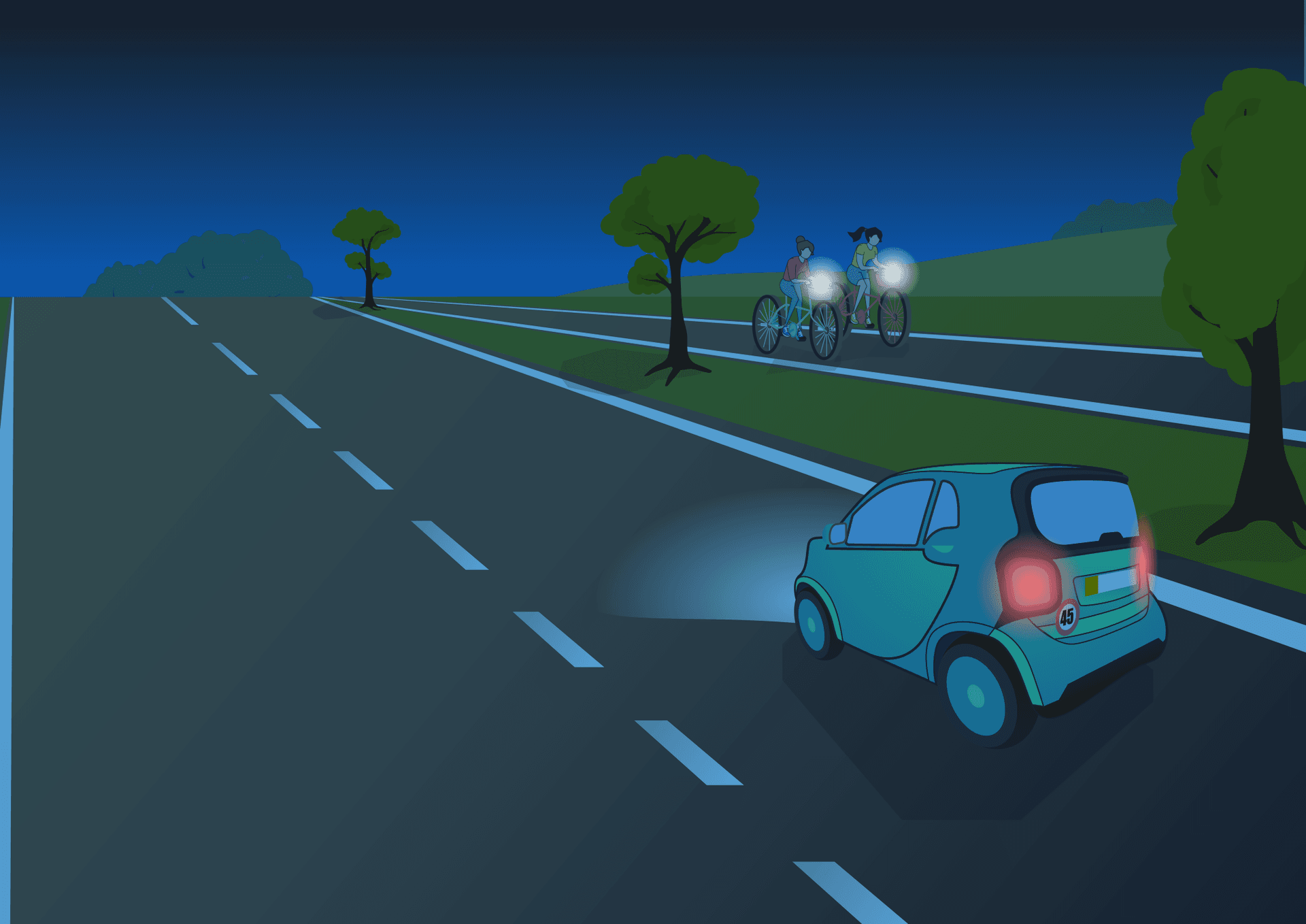 🌙 Rijden in de nacht, wat moet je weten?